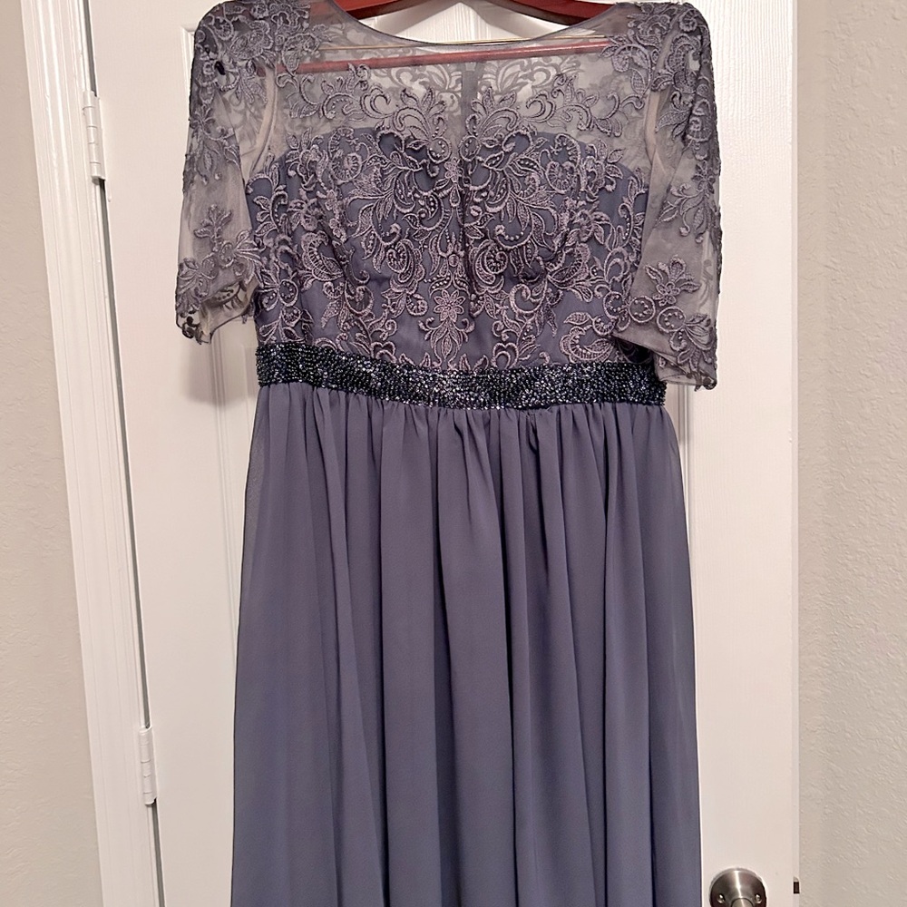 SOLD…..JJ House, cocktail/wedding guest dress. Dry cleaned and ready to go.